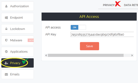 Task a of using powershell: clicking into privacy. » admin by request