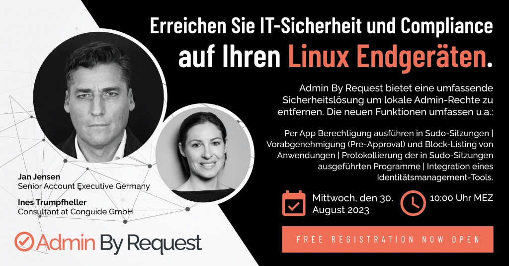 Webinar: air-tight security on linux (german) » admin by request