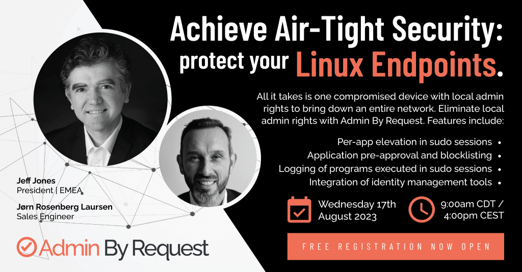 Webinar: air-tight security on linux