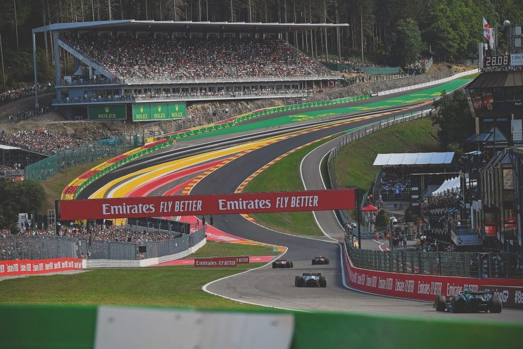 Kevin magnussen at the belgian grand prix