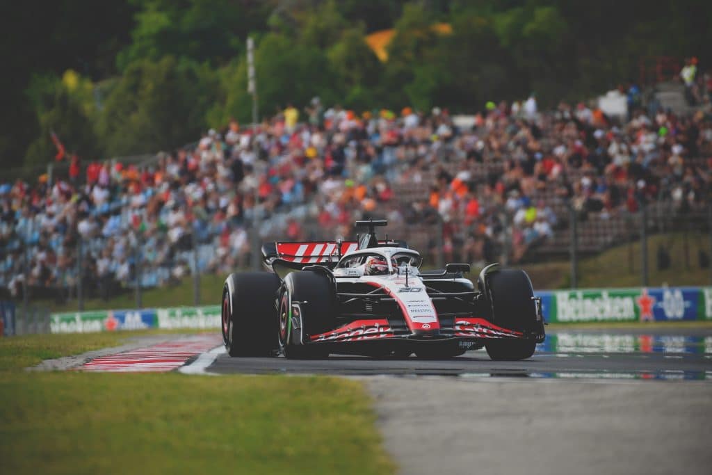 Kevin magnussen at the hungarian grand prix