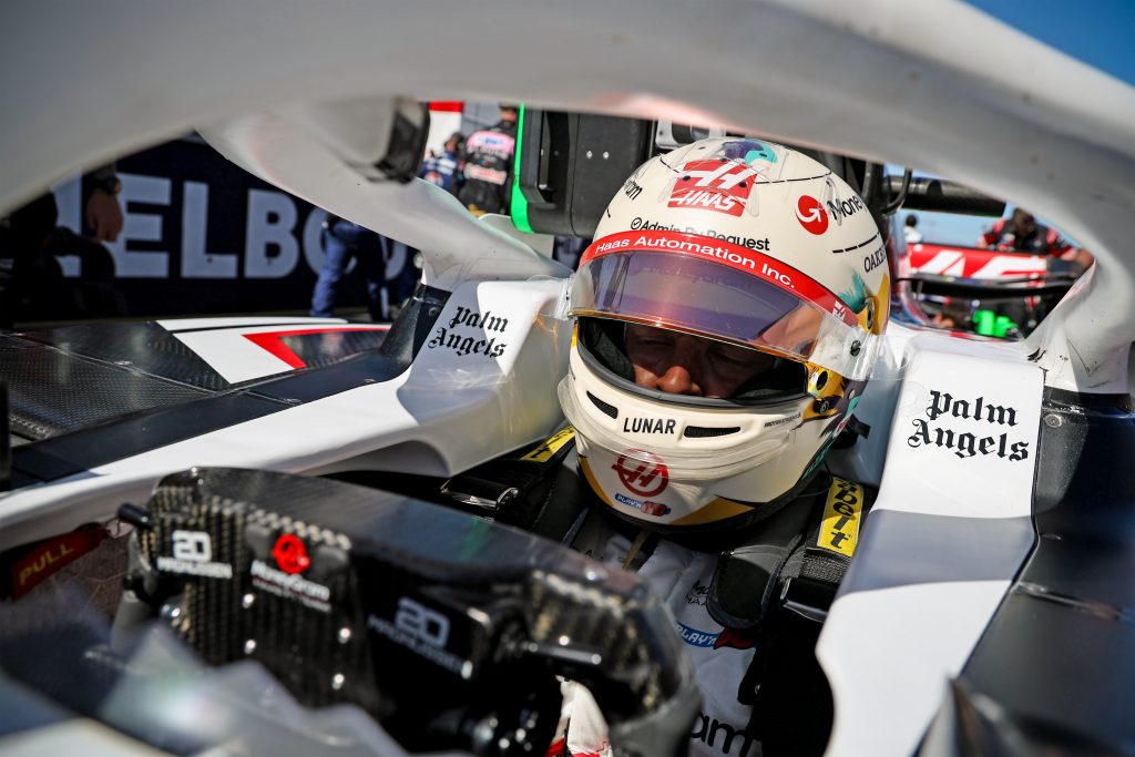 Admin by request sponsored kevin magnussen in the cockpit of his car during the australian formula 1 grand prix 2024 » admin by request