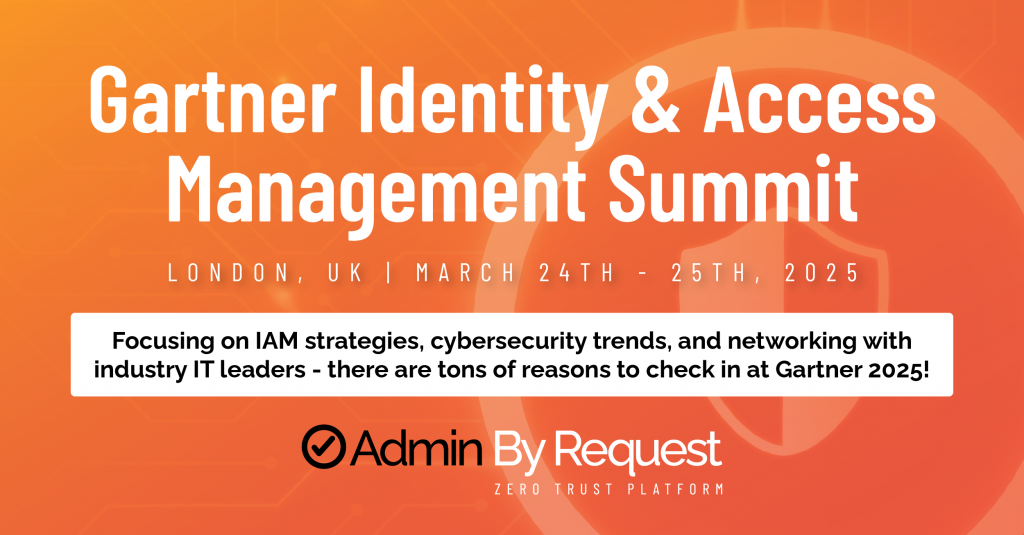 Admin by request at gartner iam london 2025 » admin by request » admin by request