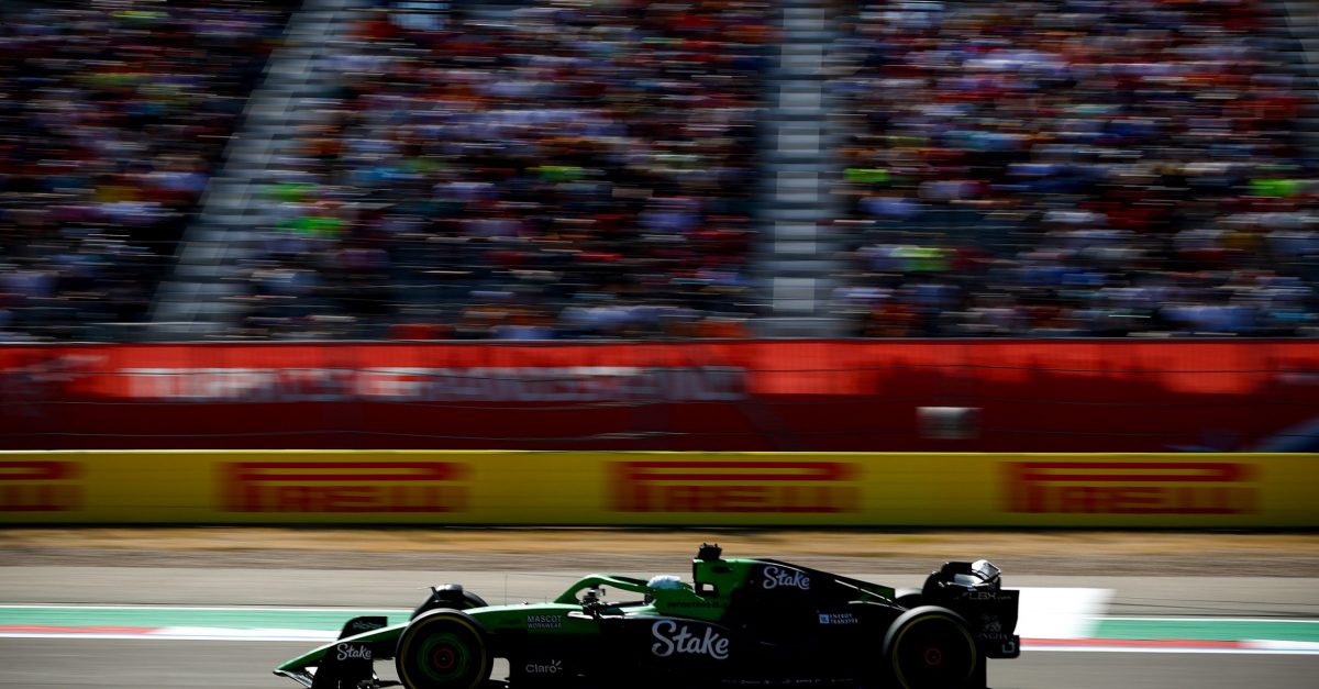 F1 Grand Prix of United States AUSTIN, TEXAS - OCTOBER 19: Nico Hulkenberg of Germany driving the (27) Kick Sauber C45 Ferrari on track during the F1 Grand Prix of United States at Circuit of The Americas on October 19, 2025 in Austin, Texas. (Photo by Zak Mauger/LAT Images)