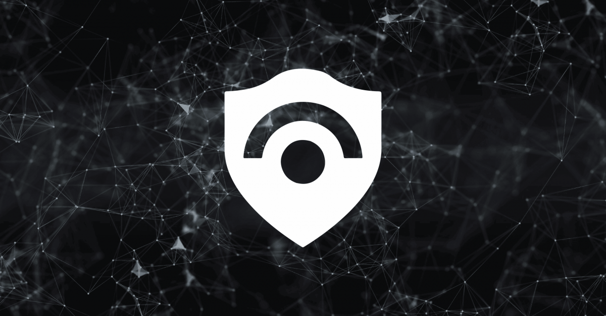 Microsoft Sentinel logo on a dark digital background of white networks.