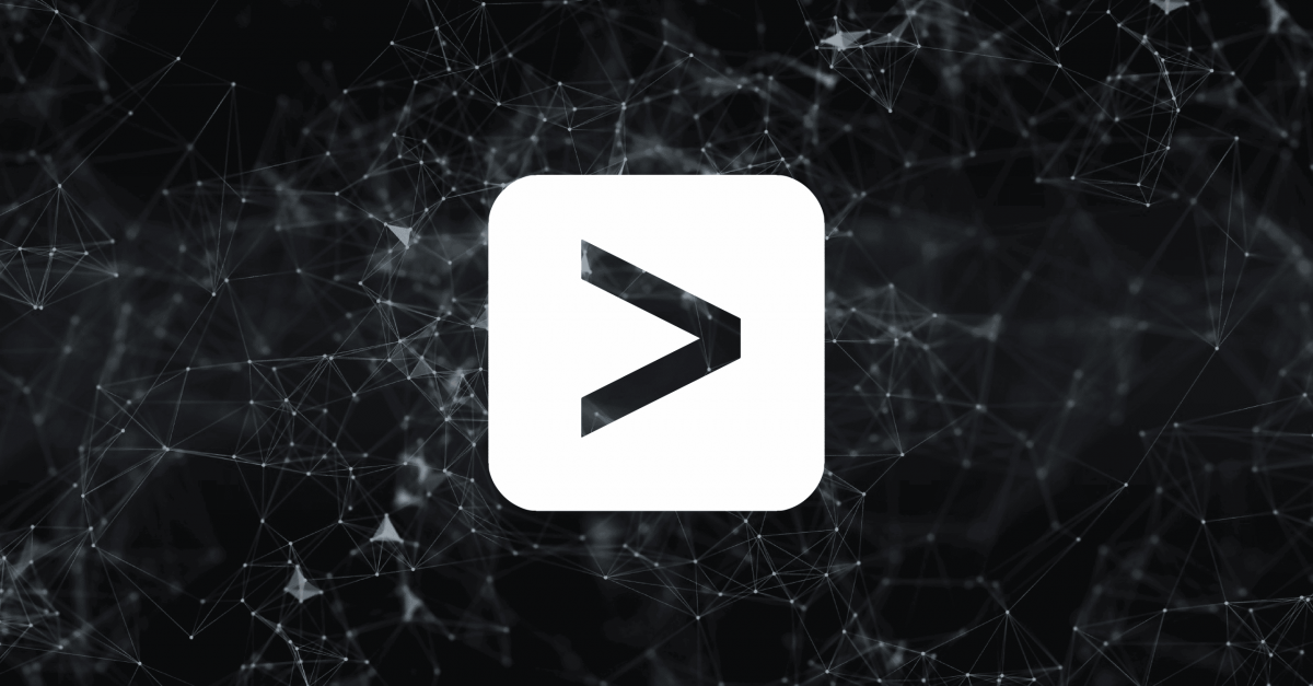 Splunk Logo on a dark digital background of white networks.